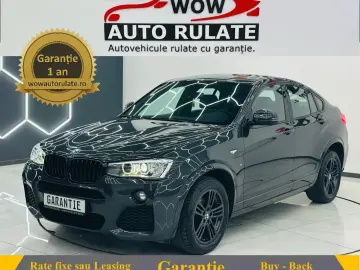 BMW X4 2016 2.0D E6 4x4 Garantie 12 Luni Rate Avans 0 Doar C