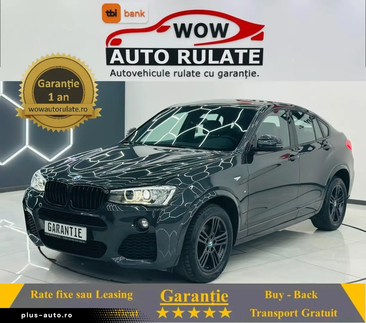 BMW X4 2016 2.0D E6 4x4 Garantie 12 Luni Rate Avans 0 Doar C
