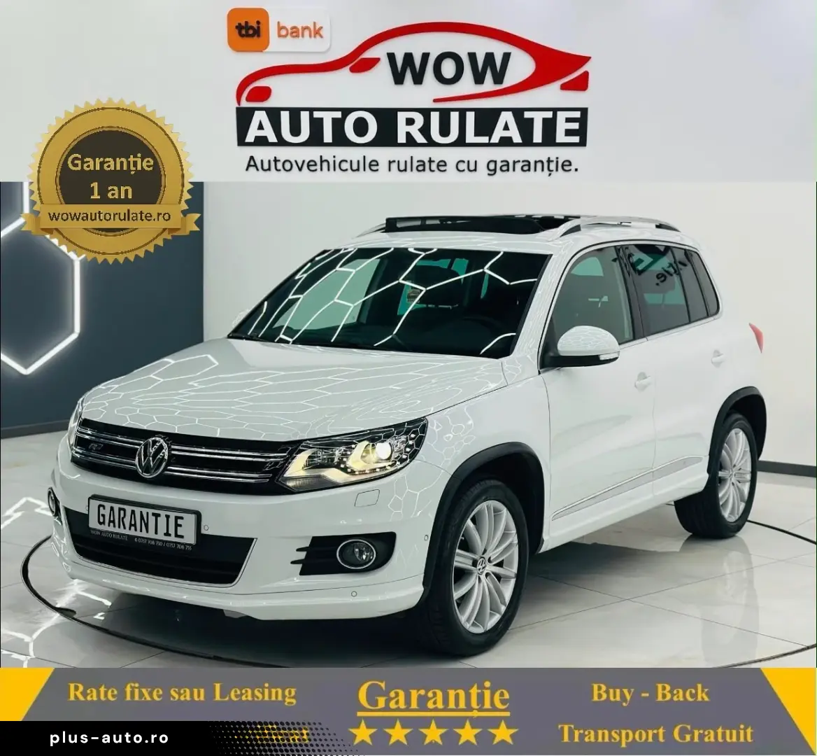 VOLKSWAGEN TIGUAN 2015 2.0D E5 4X4 Garantie 12 Luni Rate Ava