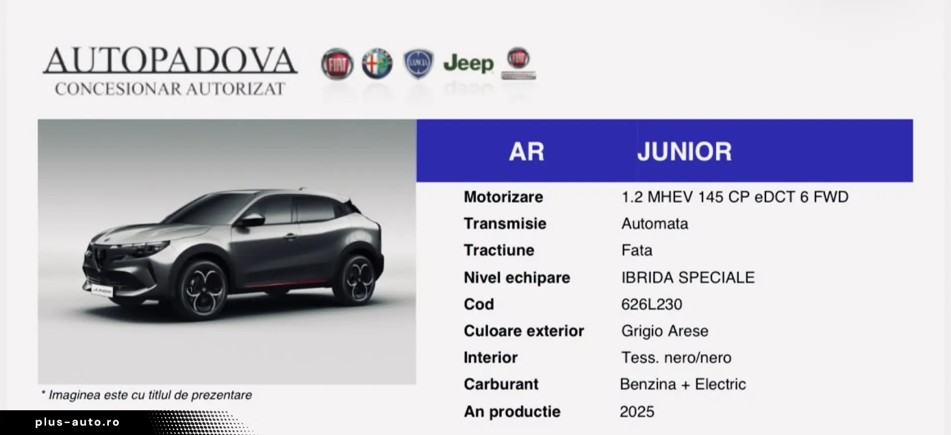 Alfa Romeo Junior - Ibrida Speciale