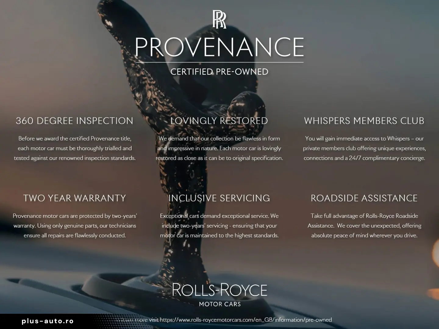 ROLLS ROYCE Ghost  PROVENANCE
