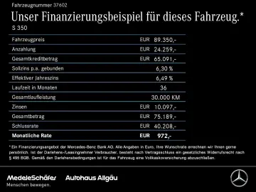 MERCEDES-BENZ S 350 d 4M Lang AMG Drive-Pilot 4xMASSAGE TV