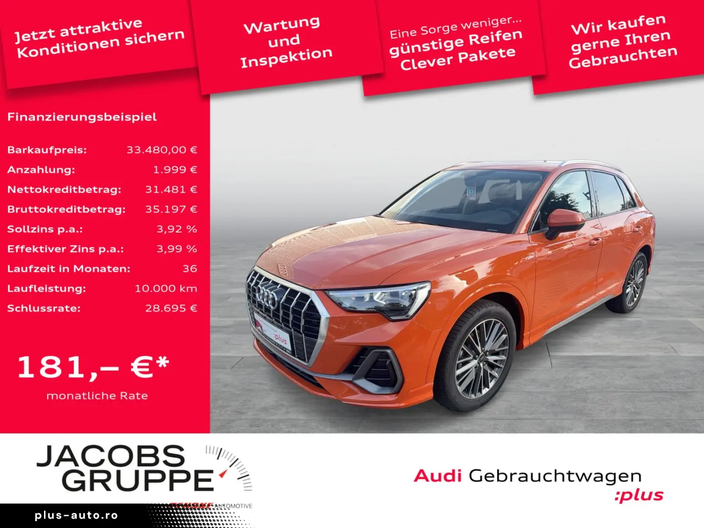 AUDI Q3 35TFSI S line ACC AHK Navi  Kam 19Zoll
