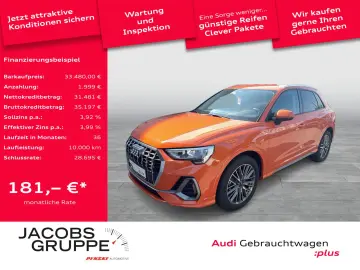 AUDI Q3 35TFSI S line ACC AHK Navi  Kam 19Zoll
