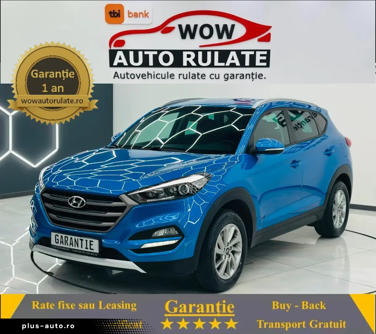 HYUNDAI TUCSON 2016 1.6i E6 Garantie 12 Luni Rate Avans 0 Do
