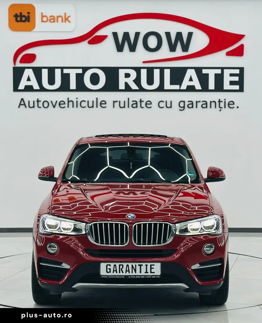 BMW X4 2017 2.0D E6 4X4 Garantie 12 Luni Rate Avans 0 Doar C