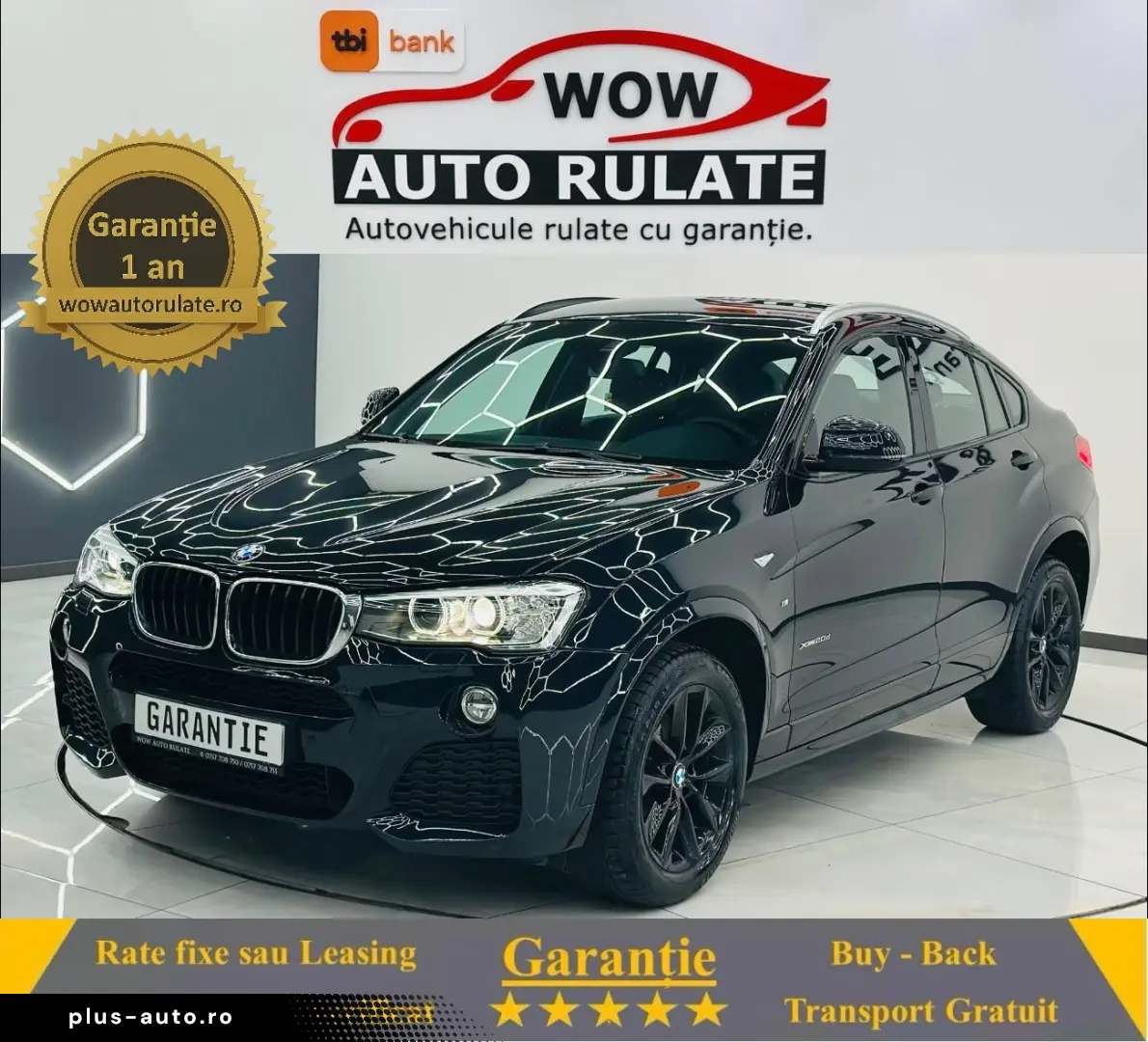 BMW X4 2018 2.0D E6 4X4 Garantie 12 Luni Rate Avans 0 Doar C