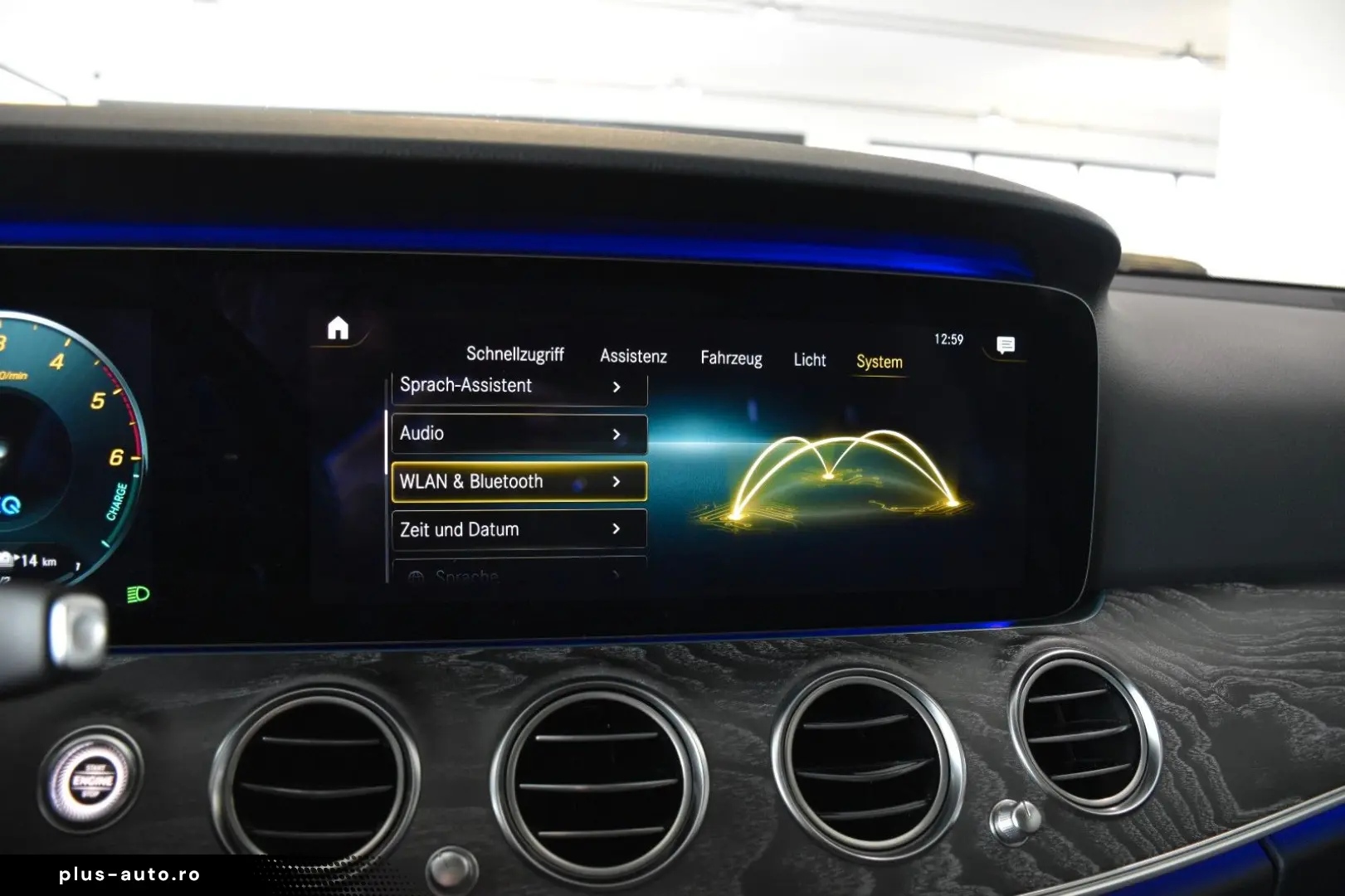 MERCEDES-BENZ E 300 de 9G AMG LINE PANORAMA 360 -KAMERA