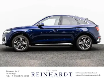 AUDI Q5 SPORTBACK 50TFSie 2x S LINE AHK KEYLESS KAM.