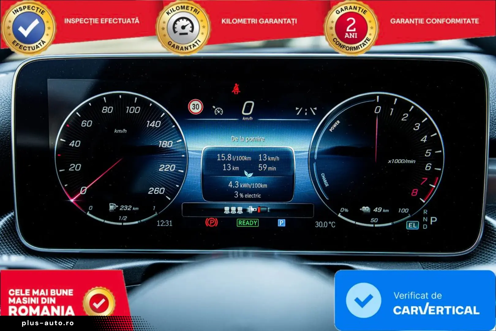 Mercedes-Benz C 300e 4MATIC  plug-in hybrid 313 CP