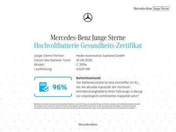 MERCEDES-BENZ C 300 e 4M AMG NIGHT KAM TOTW AHK LED