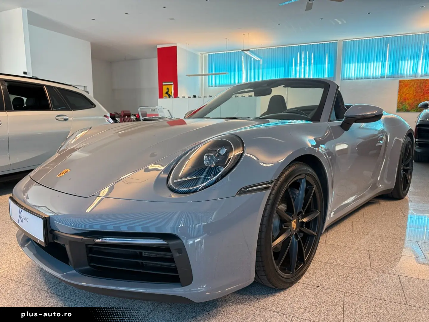PORSCHE 992 Cabrio PDK   Sport-Tex Vollleder Sportabgas