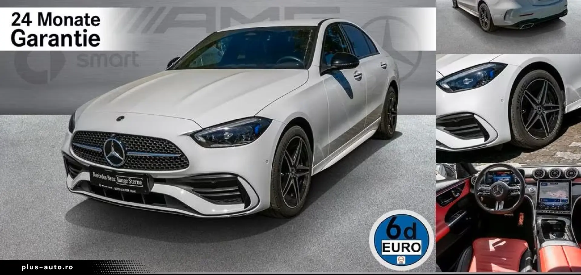 MERCEDES-BENZ C 300 e 4M AMG Premium AHK Night White Kamera