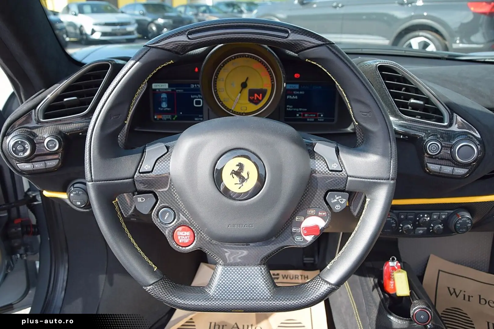 FERRARI 488 Pista Spider  Full Carbon Kamera Alcantar...