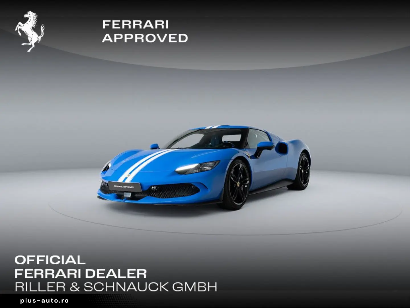 FERRARI 296 GTB  BLU FERRARI FP1xAZZURRO SANTORINI