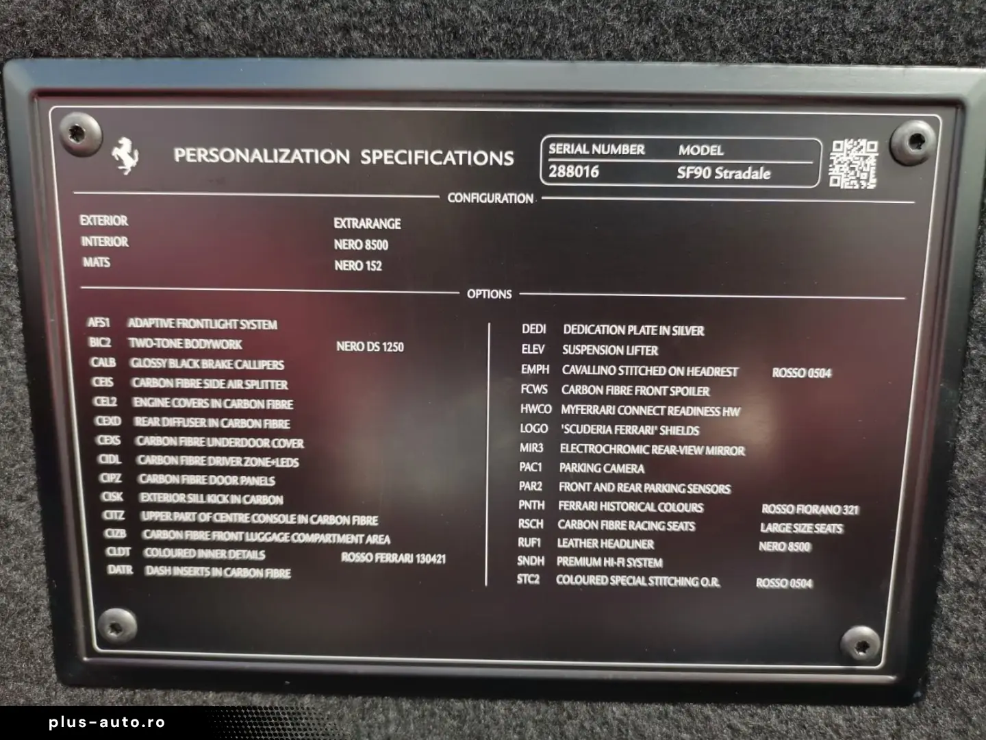 FERRARI SF90 Full CARBON PPF 1Hand nur 300000 euro netto