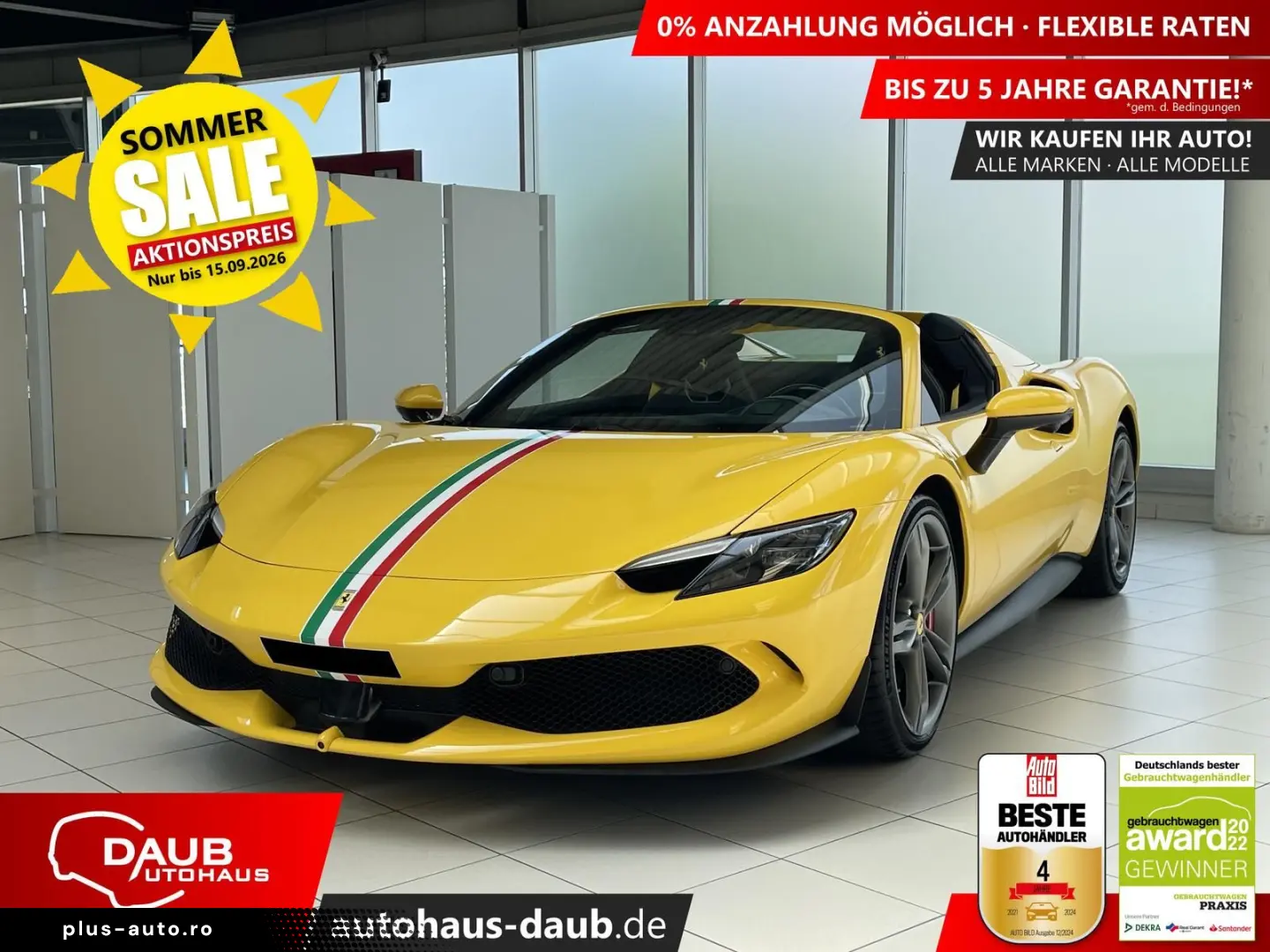 FERRARI 296 GTS 360 Kamera ADAS Paket 20 Alu AFS voll