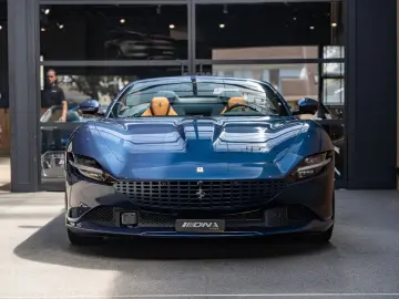 FERRARI Roma Spider Full Carbon Blu Sera JBL Alcantara 3