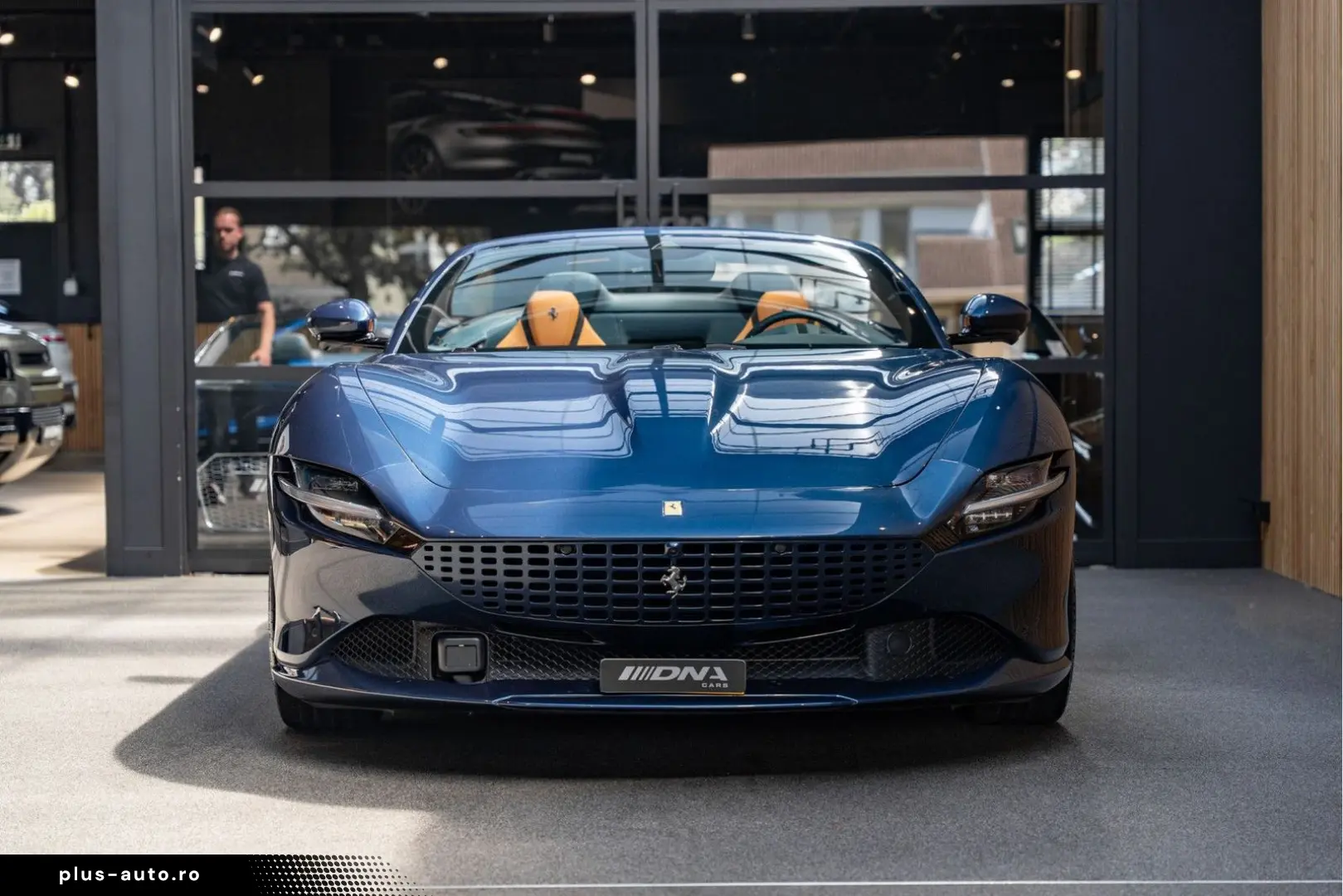FERRARI Roma Spider Full Carbon Blu Sera JBL Alcantara 3