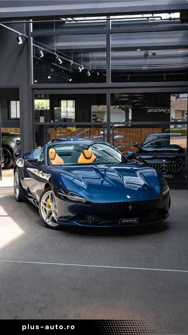 FERRARI Roma Spider Full Carbon Blu Sera JBL Alcantara 3
