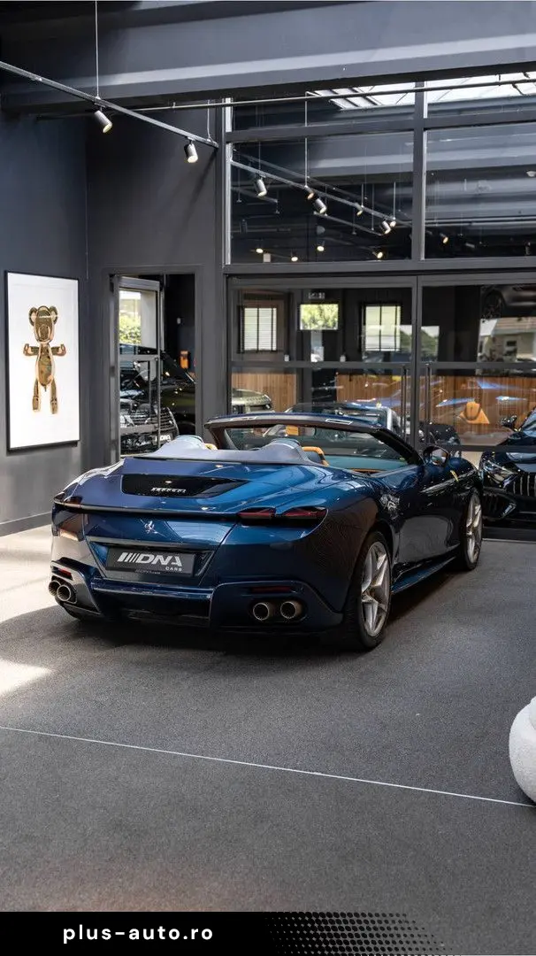 FERRARI Roma Spider Full Carbon Blu Sera JBL Alcantara 3