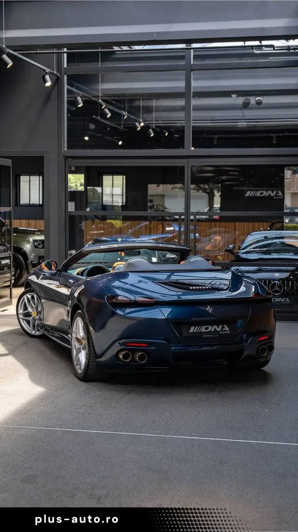 FERRARI Roma Spider Full Carbon Blu Sera JBL Alcantara 3