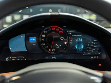 FERRARI Roma Spider Full Carbon Blu Sera JBL Alcantara 3