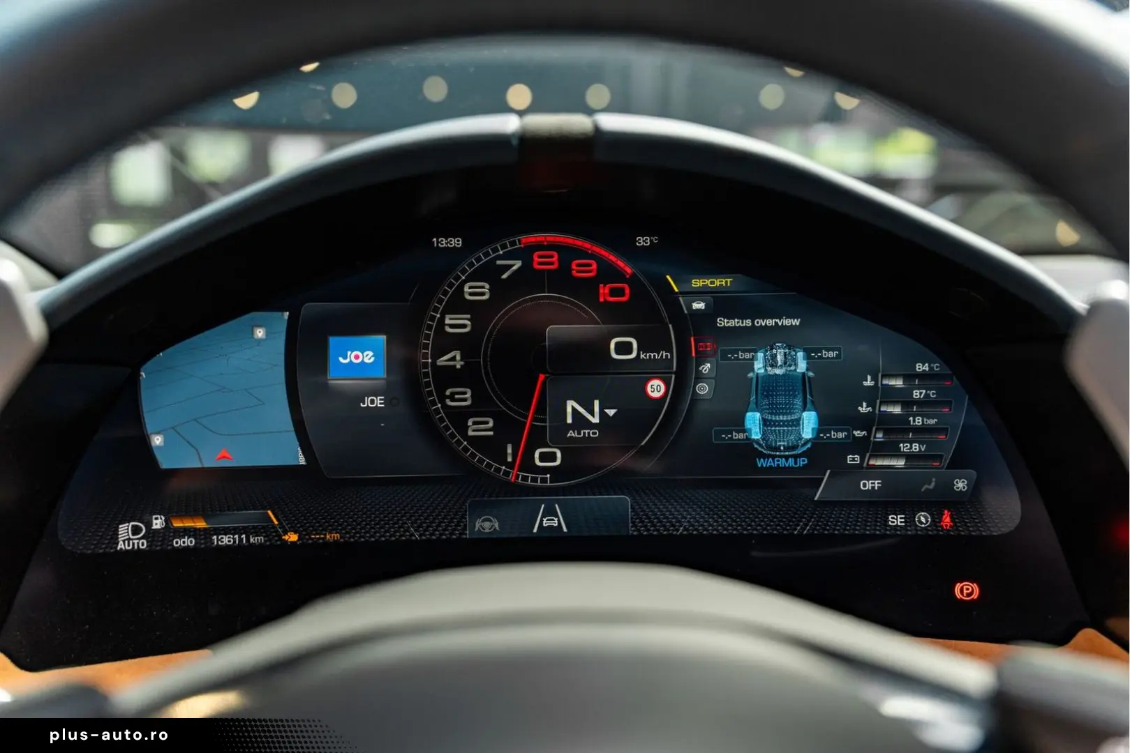 FERRARI Roma Spider Full Carbon Blu Sera JBL Alcantara 3