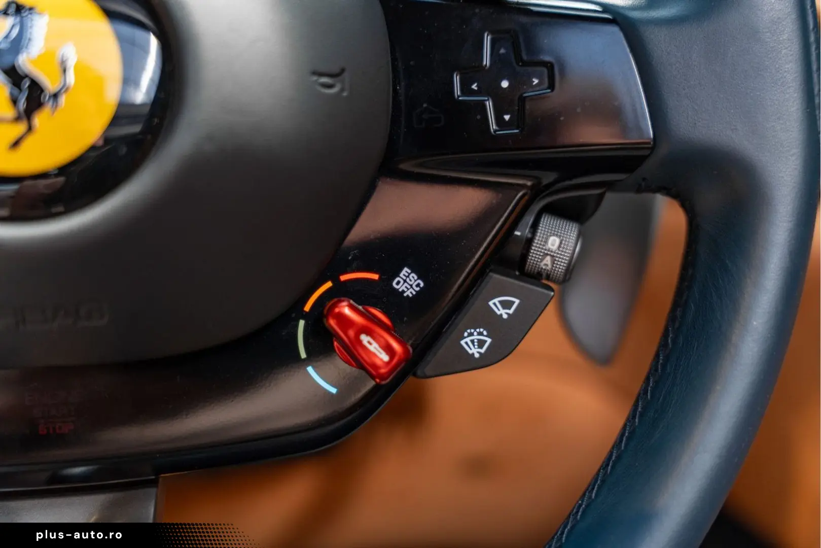 FERRARI Roma Spider Full Carbon Blu Sera JBL Alcantara 3