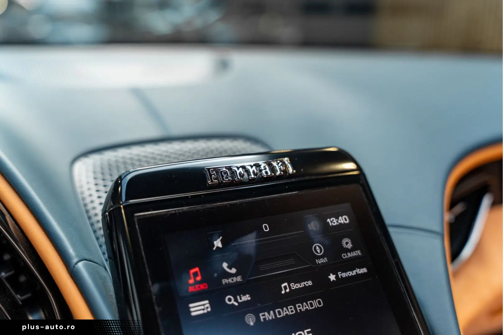 FERRARI Roma Spider Full Carbon Blu Sera JBL Alcantara 3