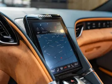 FERRARI Roma Spider Full Carbon Blu Sera JBL Alcantara 3