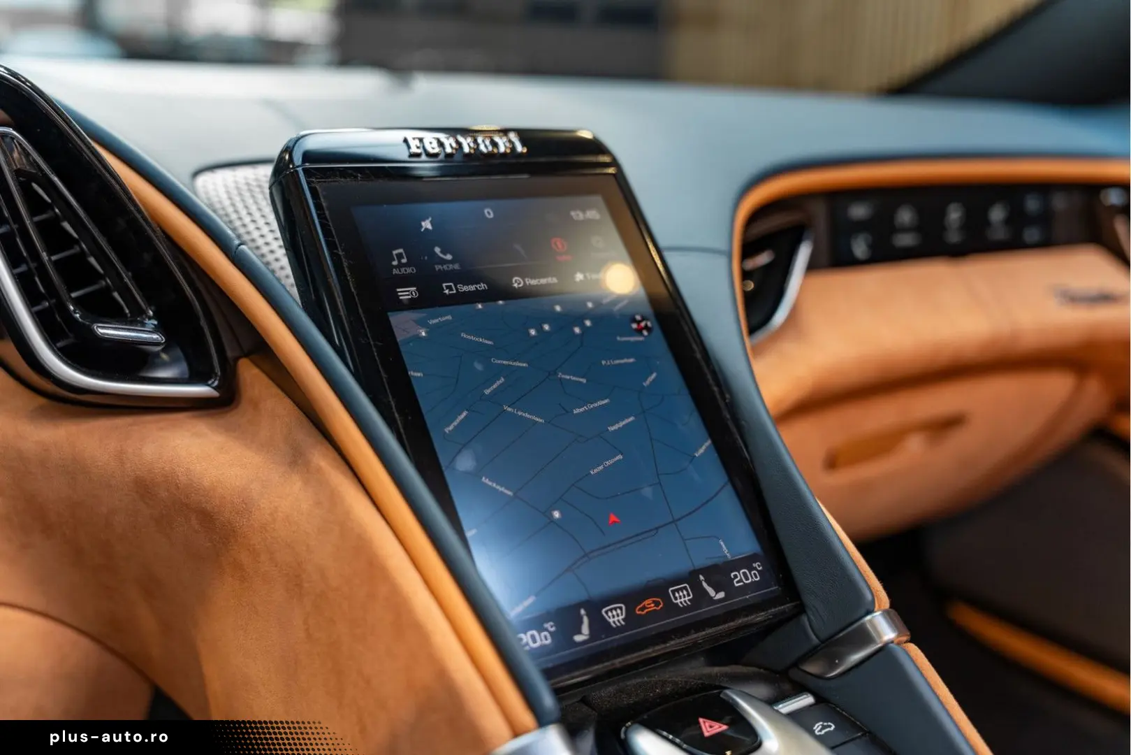 FERRARI Roma Spider Full Carbon Blu Sera JBL Alcantara 3
