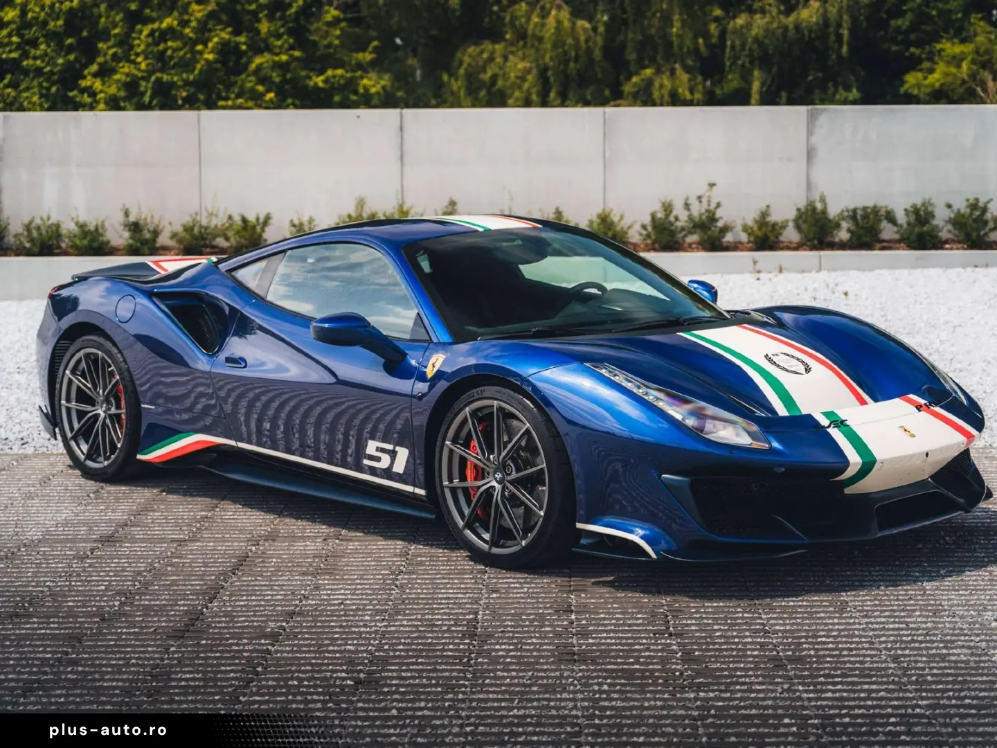 FERRARI 488 Pista Piloti   Tailor Made Blu TourDeFrance