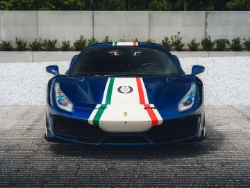 FERRARI 488 Pista Piloti   Tailor Made Blu TourDeFrance
