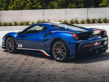 FERRARI 488 Pista Piloti   Tailor Made Blu TourDeFrance