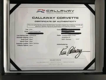 CORVETTE Z06 6.2 V8 Callaway TIKT-Umbau  Unikat