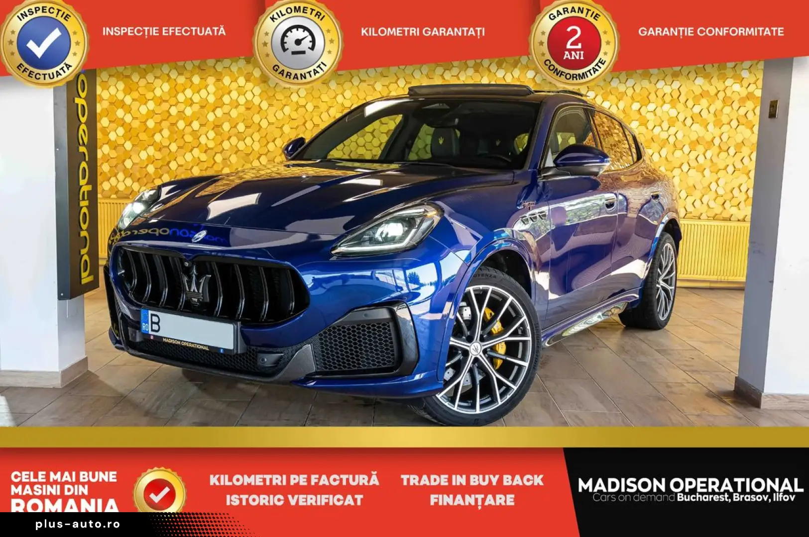 Maserati Grecale Trofeo  2022  530 CP  3.0L benzină