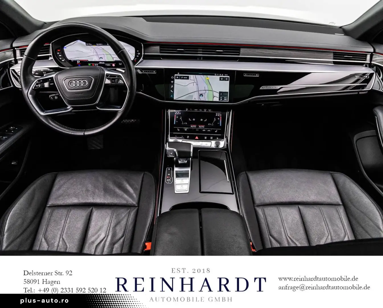 AUDI A8 55TFSi S LINE BLACK MATRIX ACC HuD PANO 360