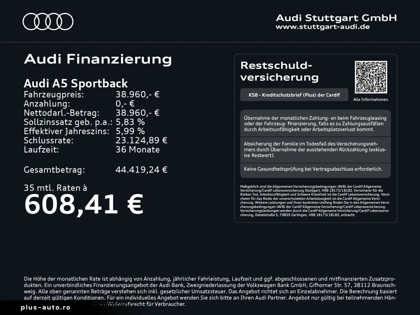 AUDI A5 Sportback 45 TFSI quattro S line Pano 20''