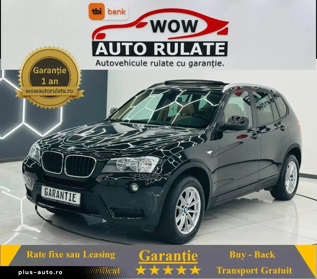 BMW X3 2013 2.0D E5 Garantie 12 Luni Rate Avans 0 Doar Cu Bu