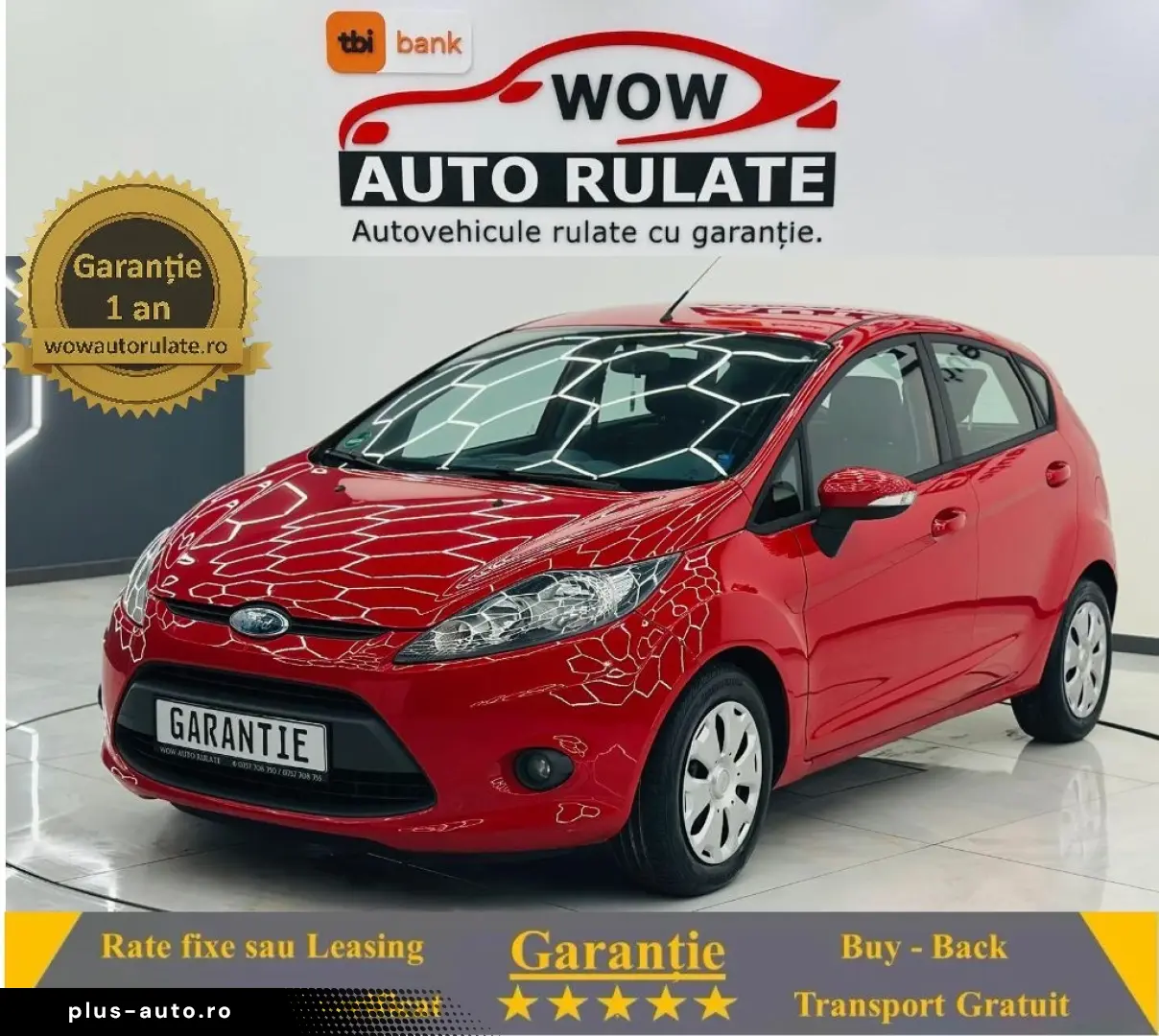 FORD FIESTA 2009 1.6D E4 Garantie 12 Luni Rate Avans 0 Doar