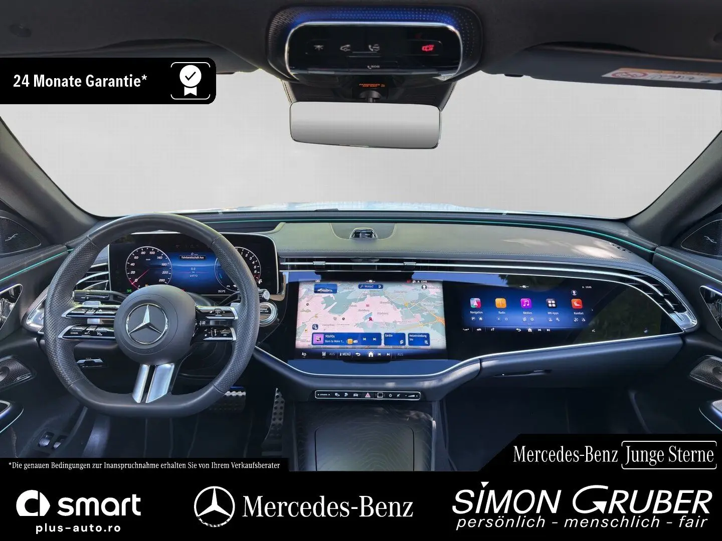 MERCEDES-BENZ E 300e AMG Pano Superscreen HUD Burm