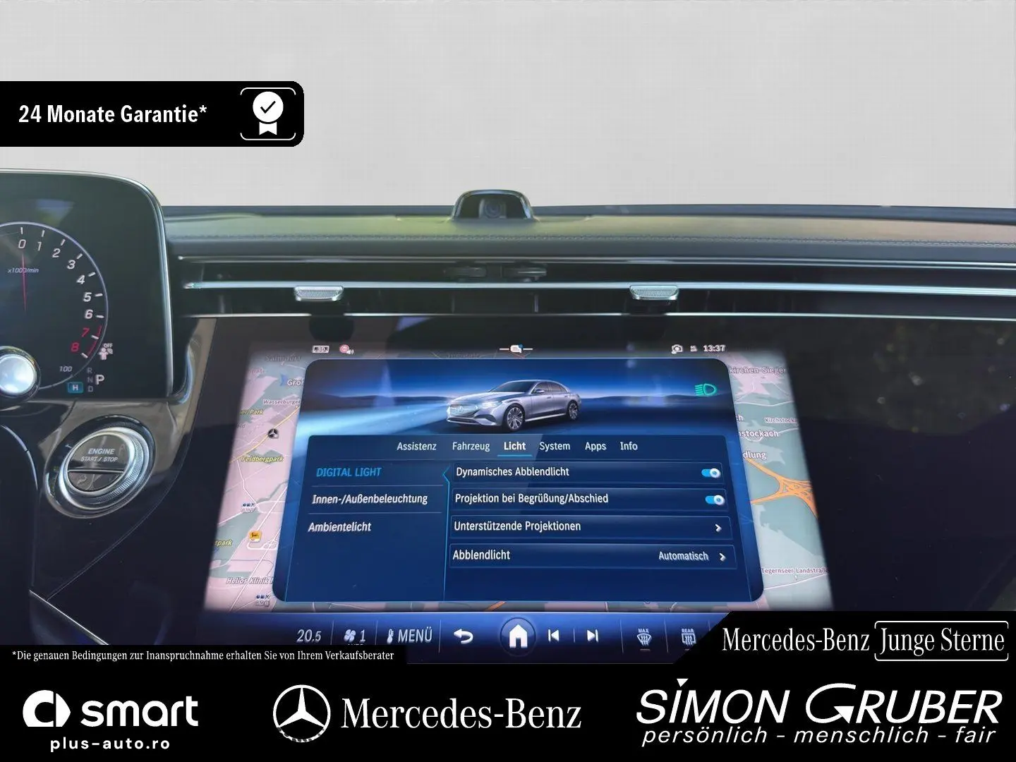 MERCEDES-BENZ E 300e AMG Pano Superscreen HUD Burm