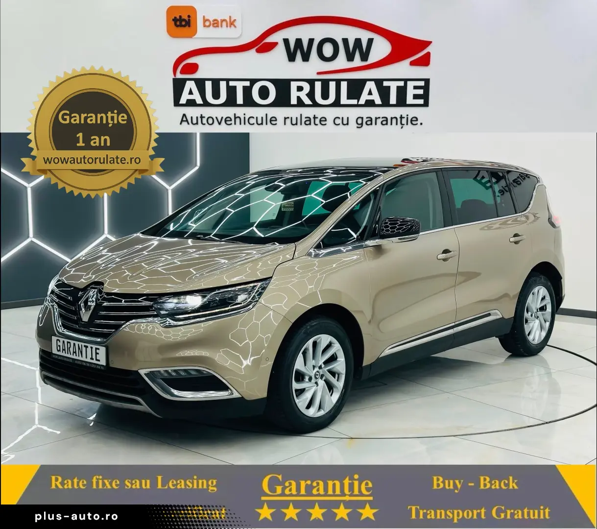 RENAULT ESPACE 2016 1.6D E6 Garantie 12 Luni Rate Avans 0 Do