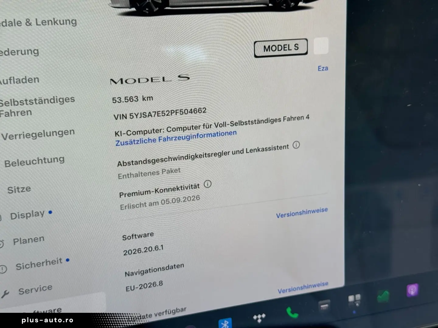 TESLA Model S Dual Motor Palladium HW4  8fachbereift