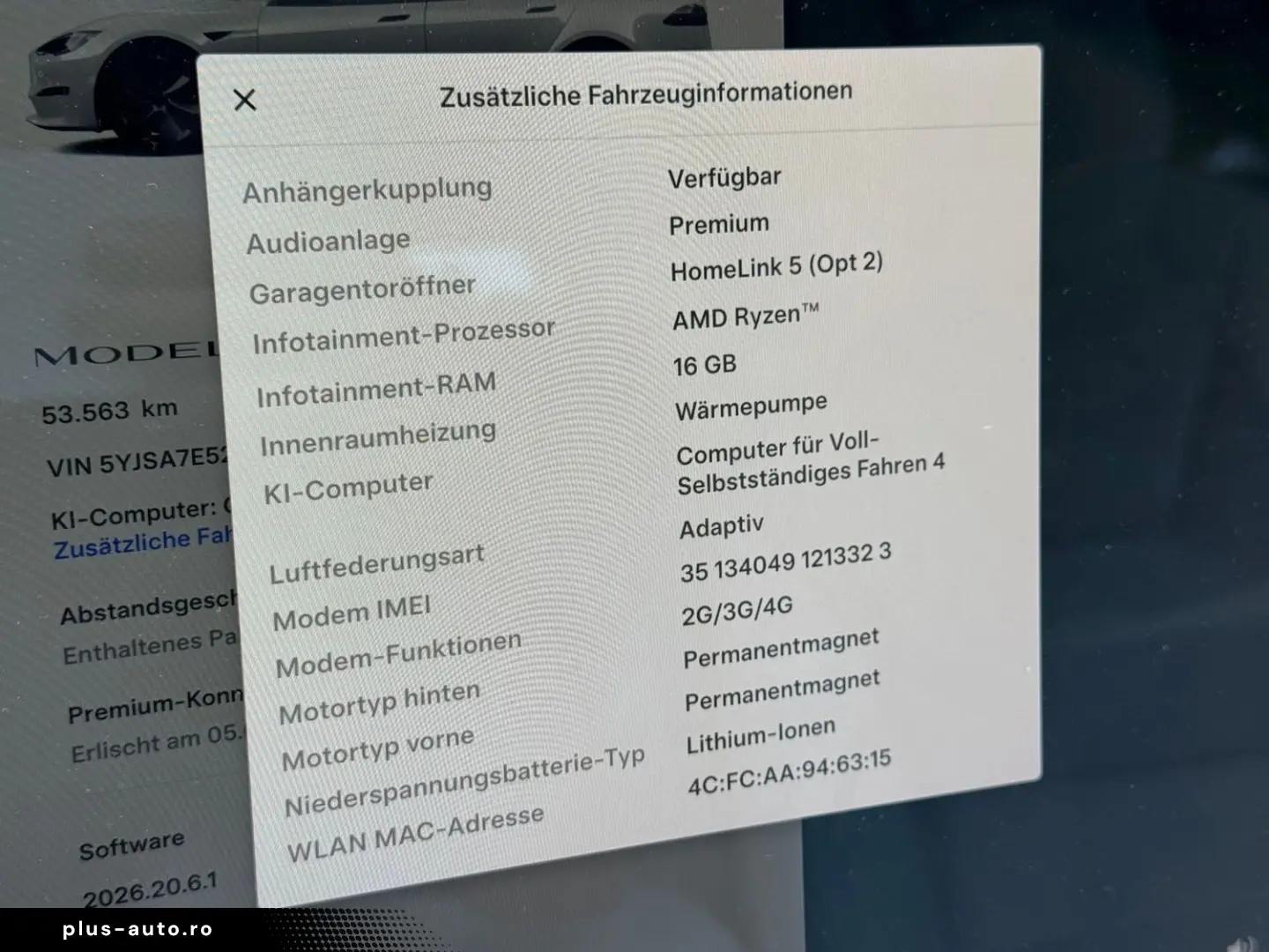 TESLA Model S Dual Motor Palladium HW4  8fachbereift