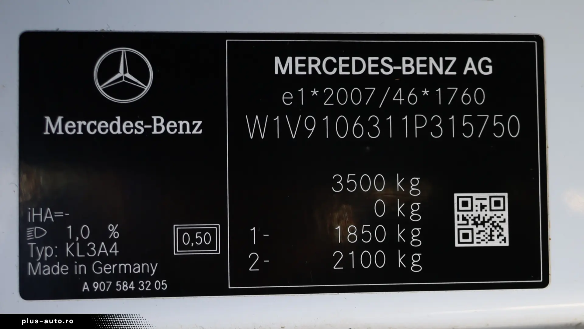 Mercedes-Benz Sprinter L1H2 2.2D 143 CP