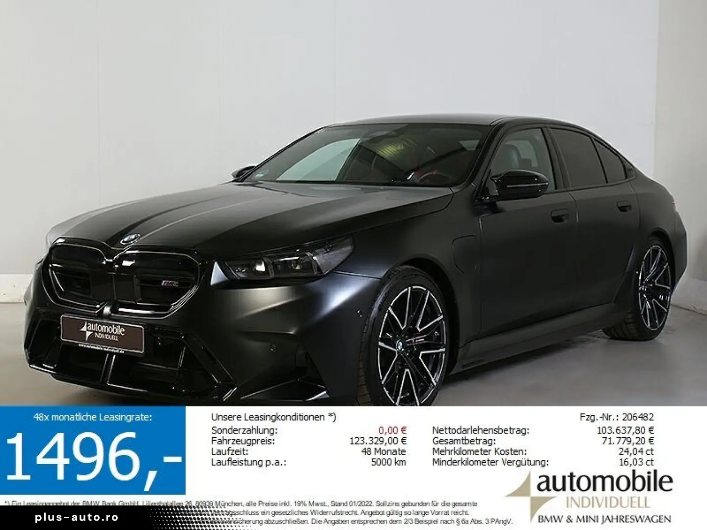 BMW M5 NP 160290.- AHK Panorama ACC B&W V-Max 20 21