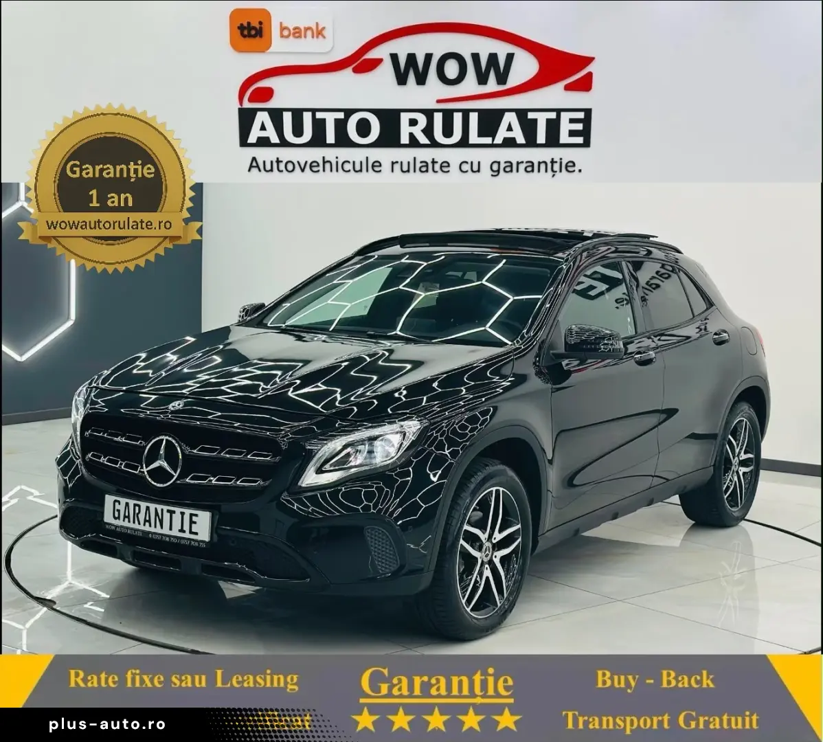 MERCEDESBENZ GLA 180 2017 1.6i E6 Garantie 12 Luni Rate Avan
