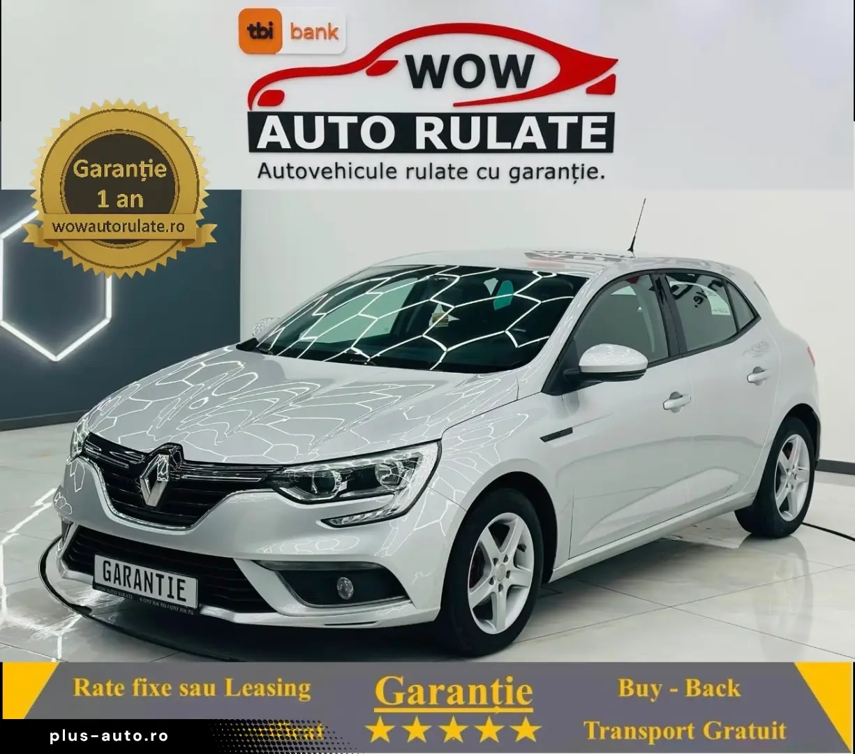RENAULT MEGANE 2016 1.6i E6 Garantie 12 Luni Rate Avans 0 Do